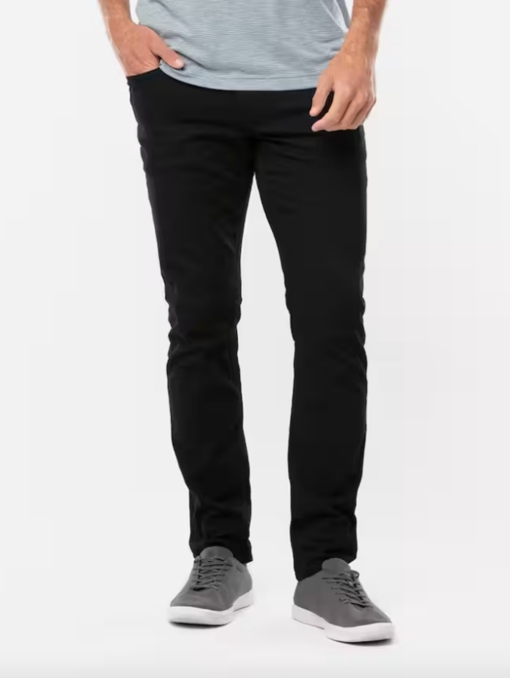 Travis Mathew Legacy Denim Jeans 36x32  Golf Pants Stretch Black 1MR410 NWT